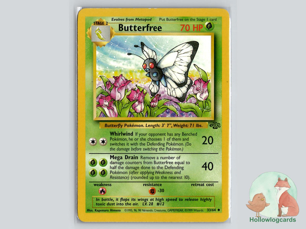 Butterfree (33/64) - Jungle Pokémon Card