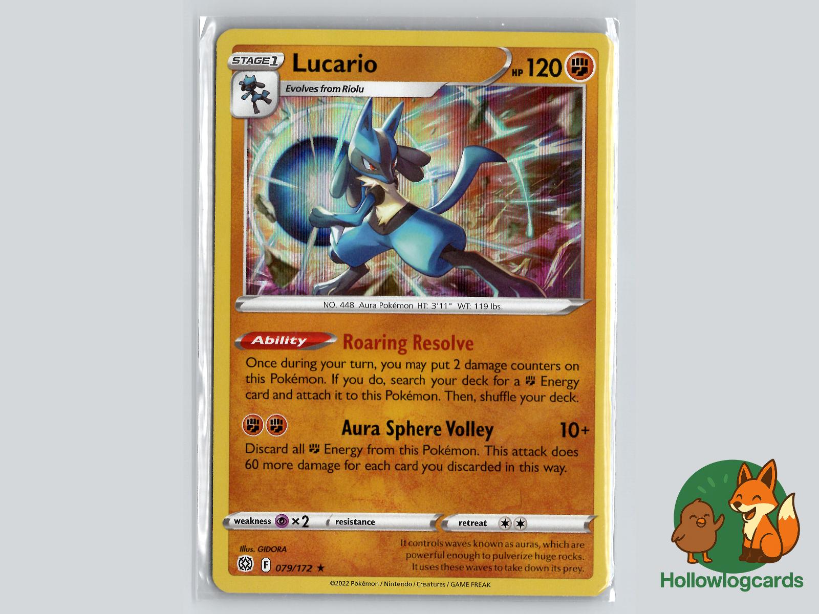 Lucario (079/172) - Brilliant Stars Pokémon Card
