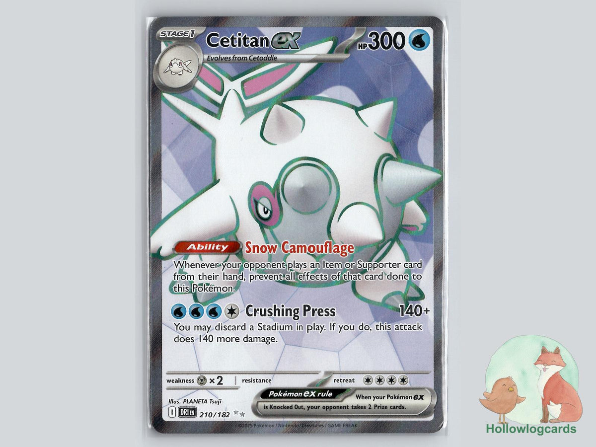 Cetitan ex (210/182) - Destined Rivals Pokémon Card