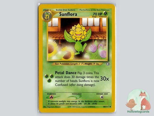 Sunflora (50/111) - Neo Genesis Pokémon Card