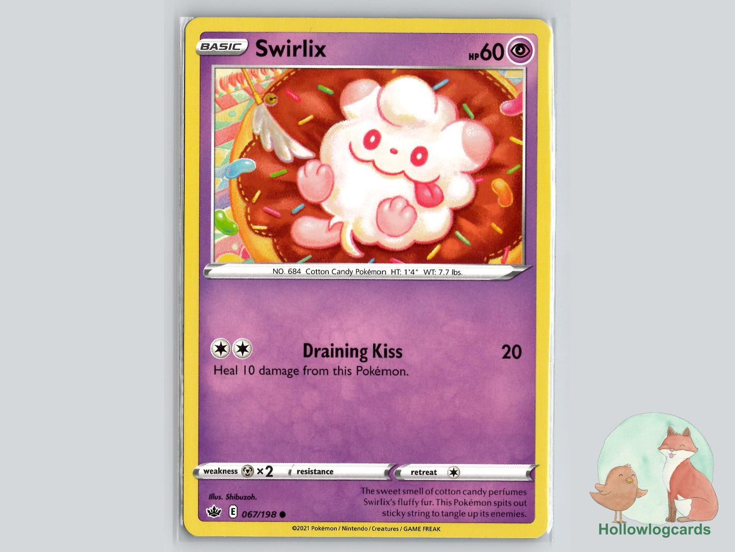 Swirlix (067/198) - Chilling Reign Pokémon Card