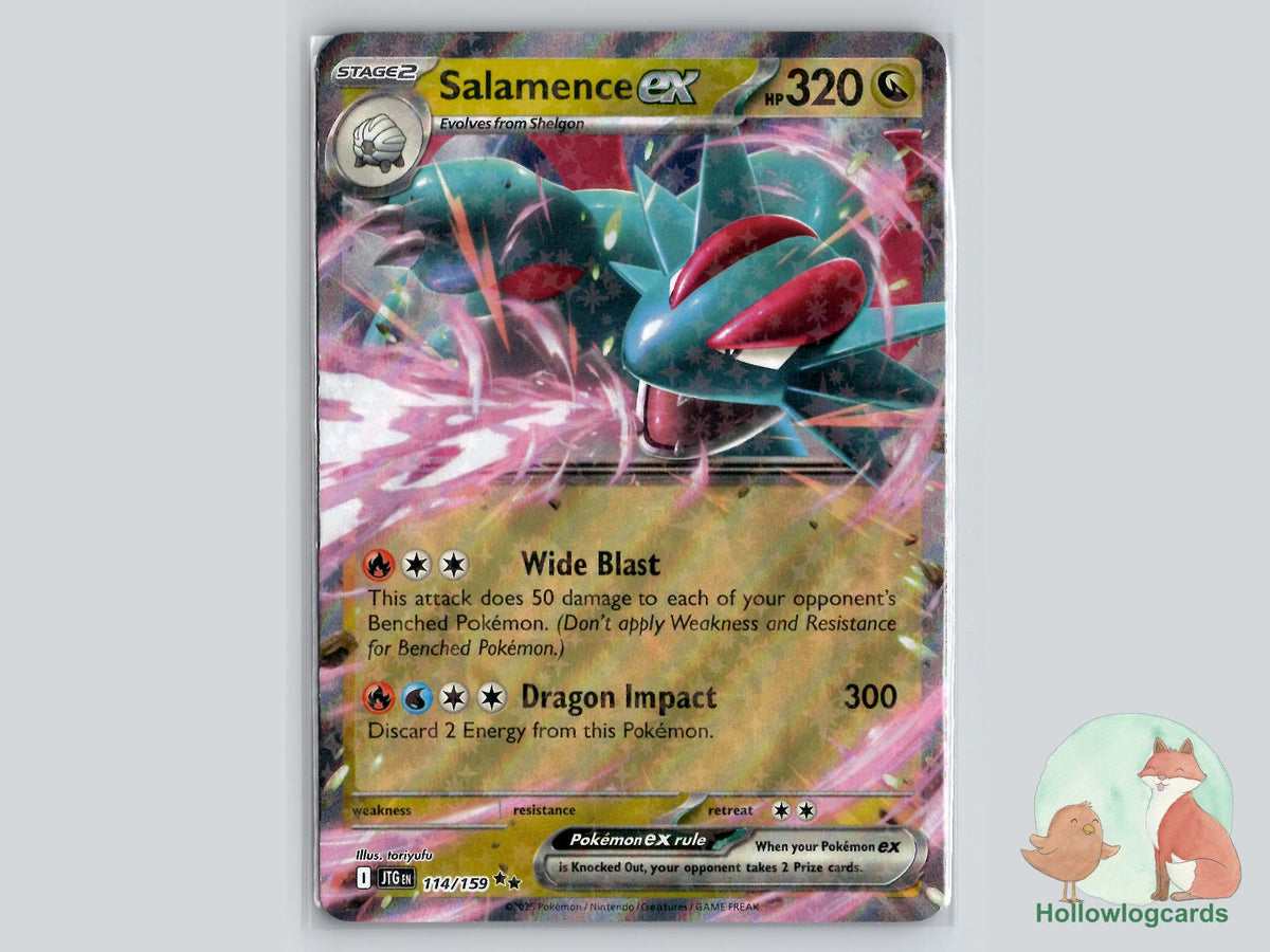 Salamence ex (114/159) - Journey Together Pokémon Card