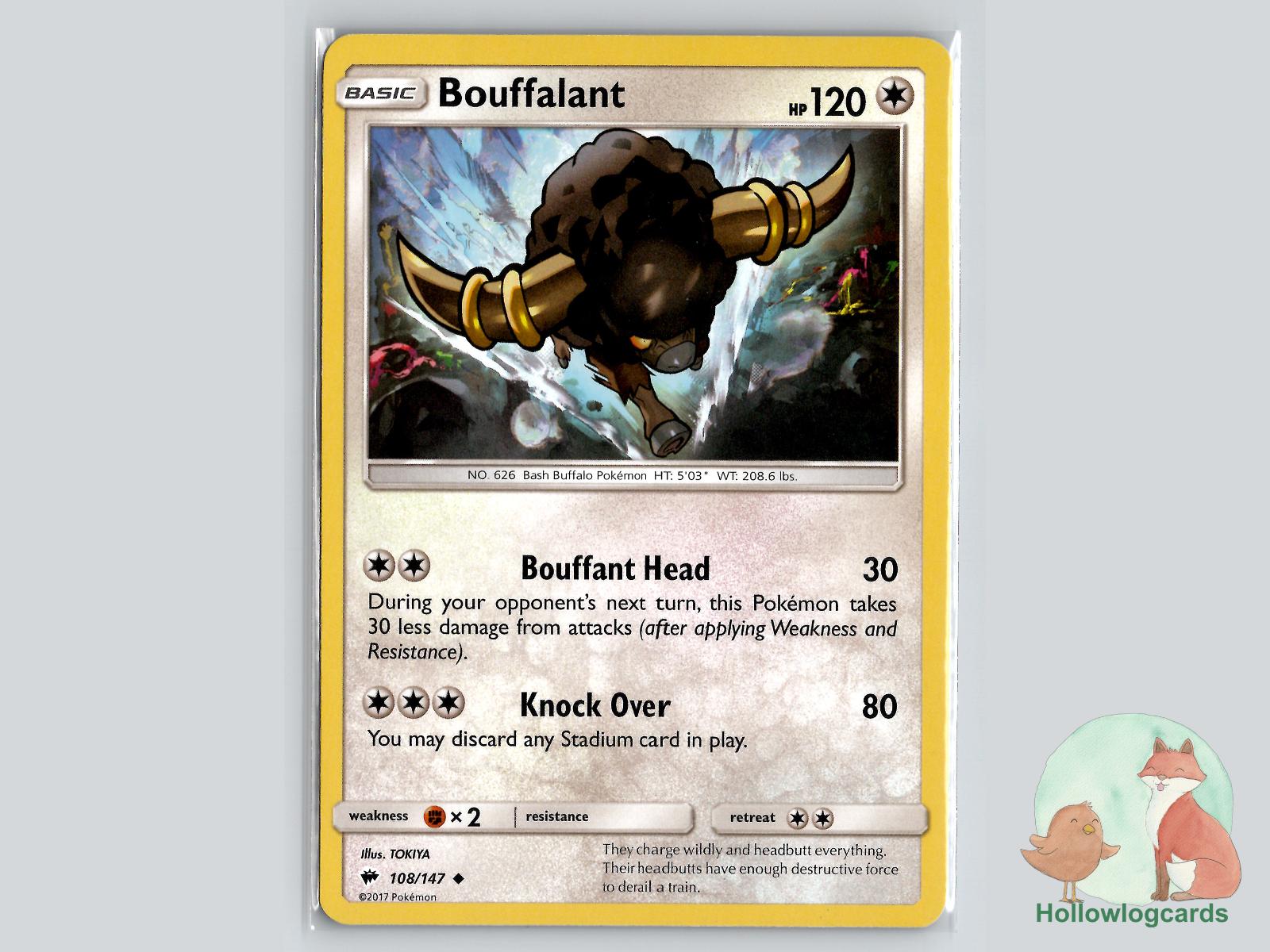 Bouffalant (108/147) - Burning Shadows Pokémon Card