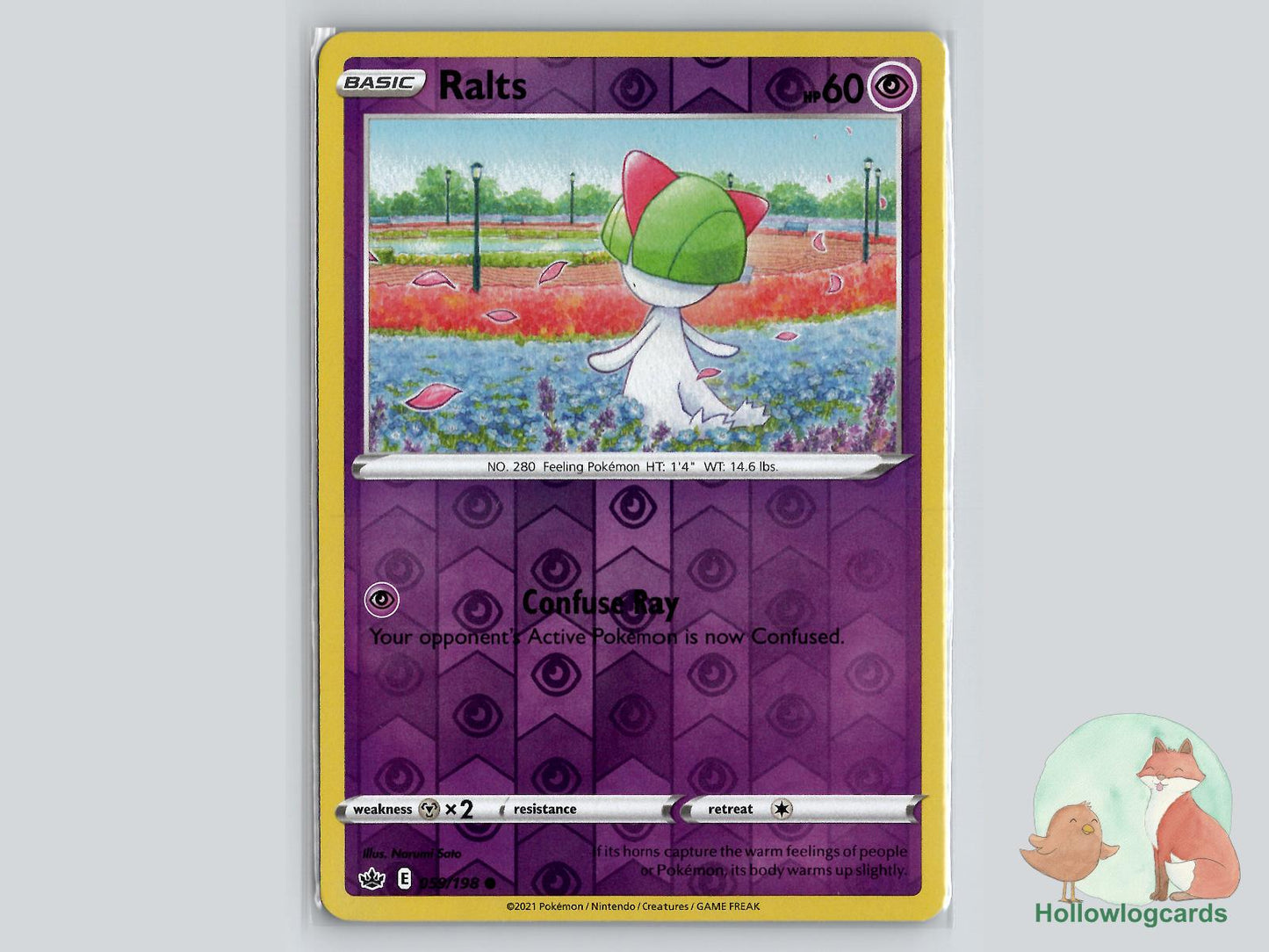 Ralts (059/198) - Chilling Reign Pokémon Card