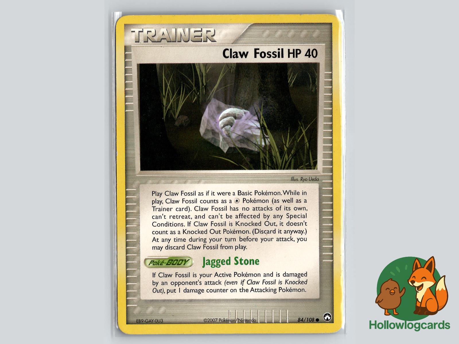Claw Fossil (84/108) - Power Keepers Pokémon Card