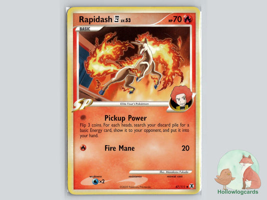 Rapidash E4 (47/111) - Rising Rivals Pokémon Card