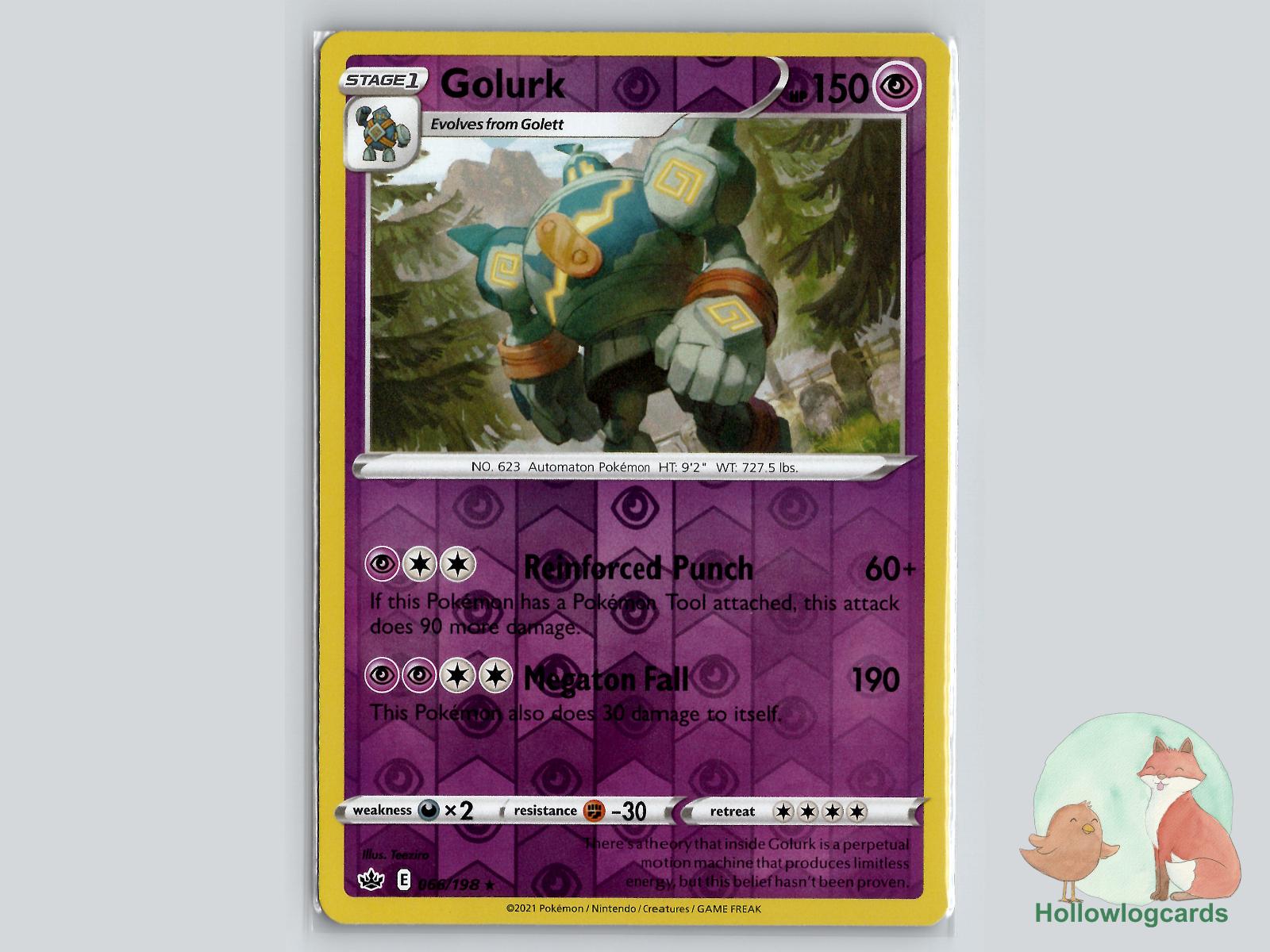 Golurk (066/198) - Chilling Reign Pokémon Card