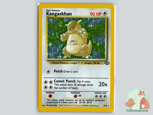 Kangaskhan (5/64) - Jungle Pokémon Card