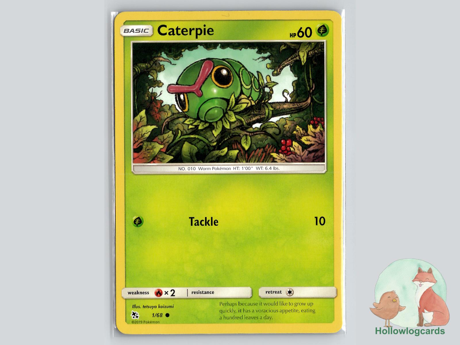 Caterpie (1/68) - Hidden Fates Pokémon Card