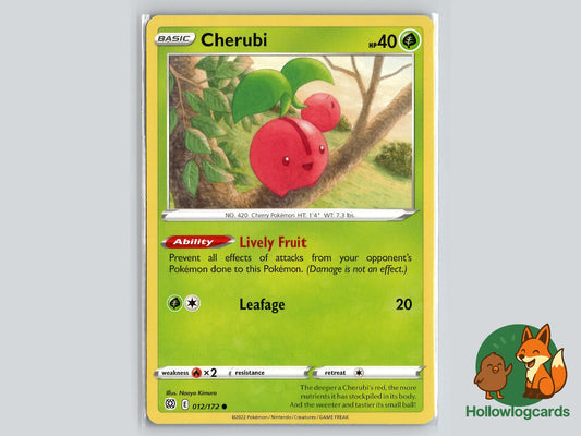 Cherubi (012/172) - Brilliant Stars Pokémon Card