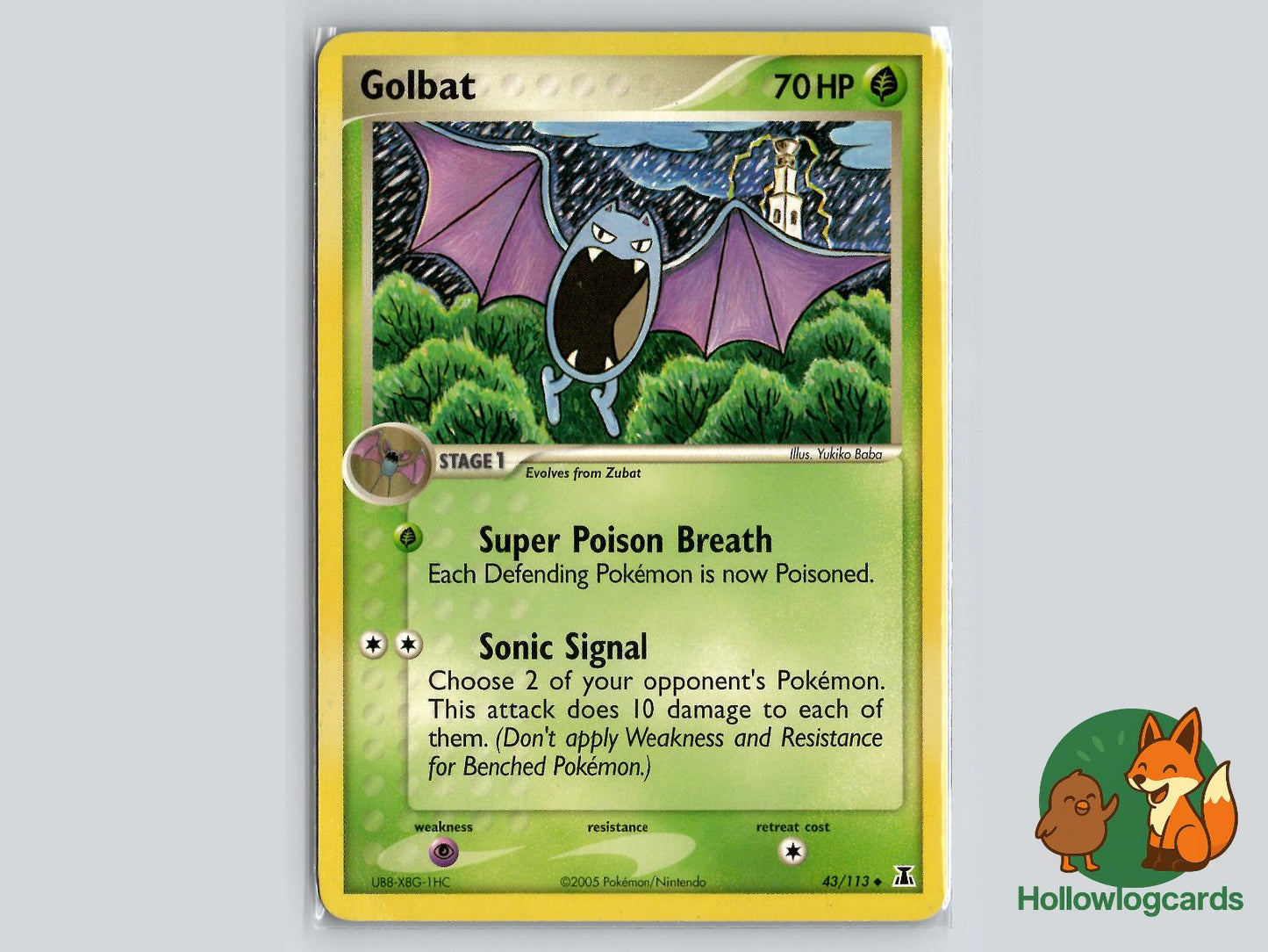 Golbat (43/113) - Delta Species Pokémon Card