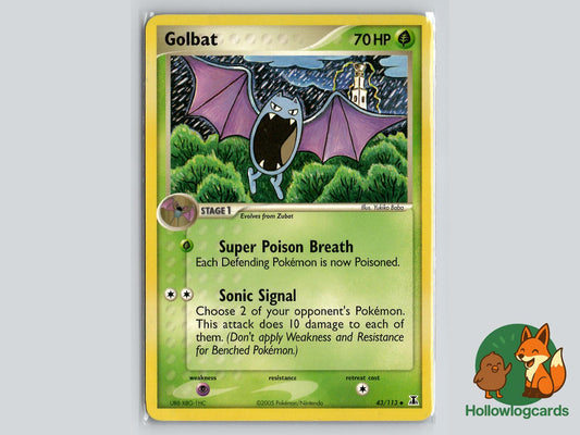 Golbat (43/113) - Delta Species Pokémon Card