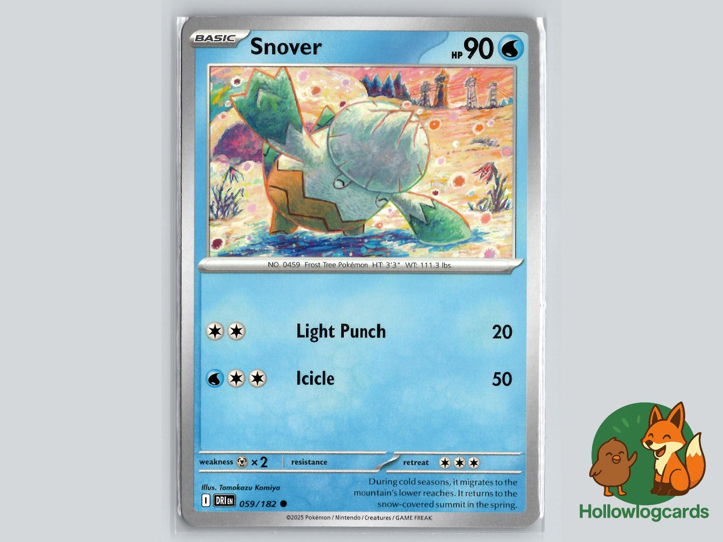 Snover (059/182) - Destined Rivals Pokémon Card