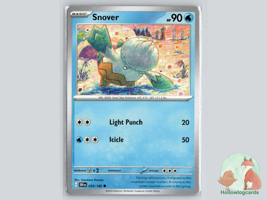 Snover (059/182) - Destined Rivals Pokémon Card