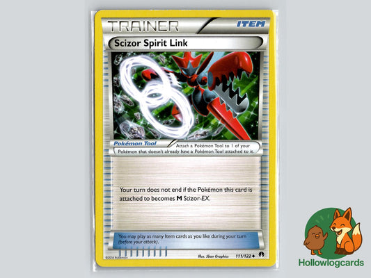 Scizor Spirit Link (111/122) - BREAKpoint Pokémon Card