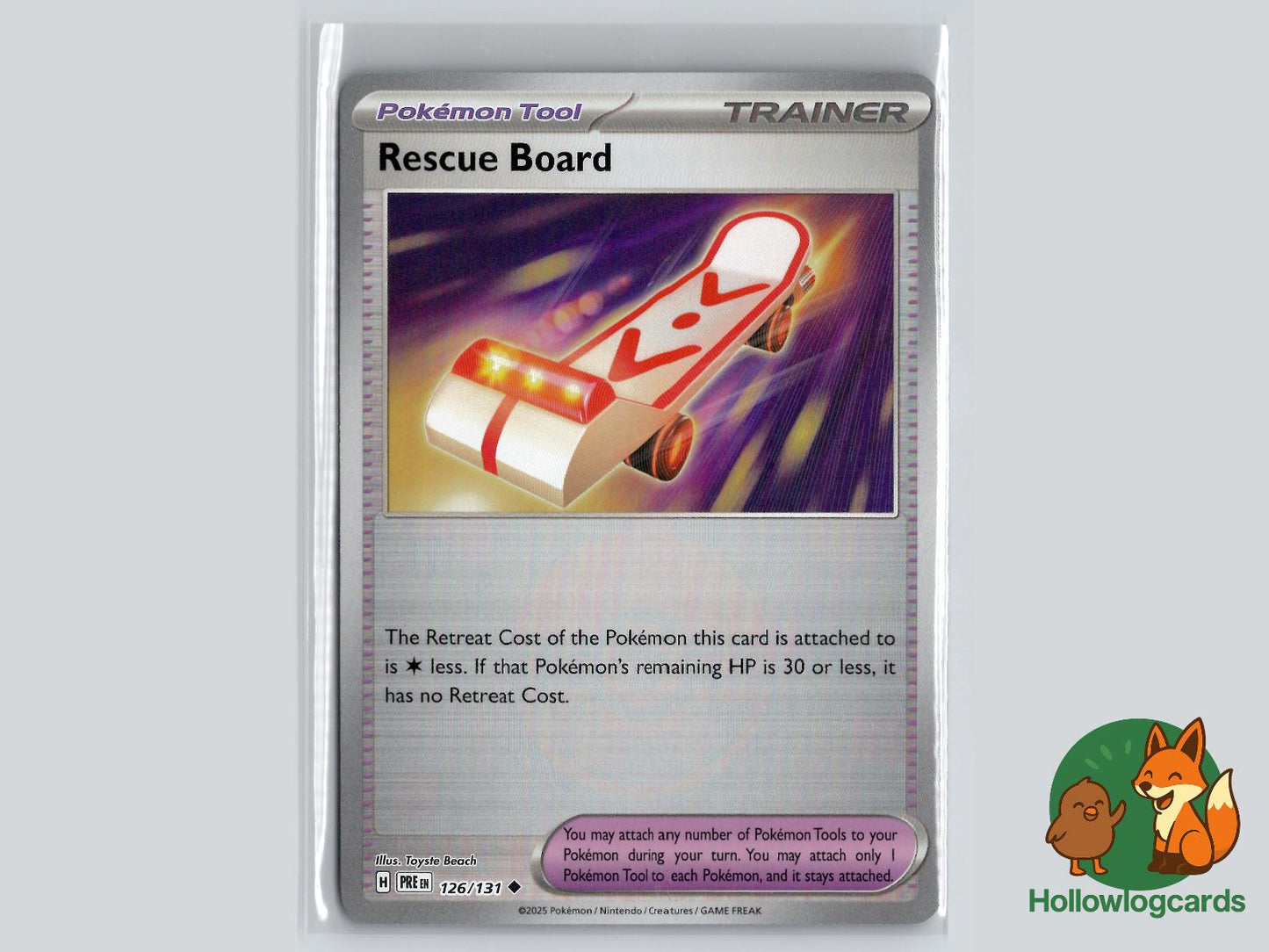 Rescue Board (126/131) - Prismatic Evolutions Pokémon Card