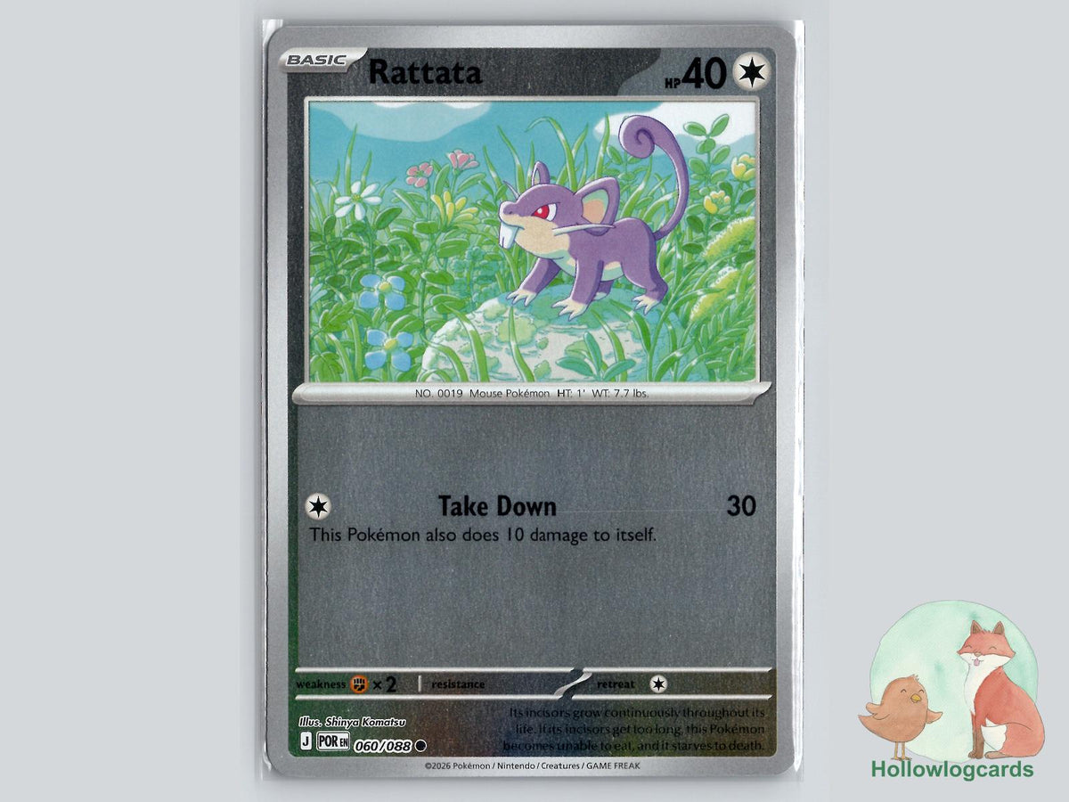 Rattata (060/088) Pokémon Card