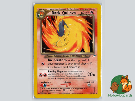 Dark Quilava (39/105) - Neo Destiny Pokémon Card