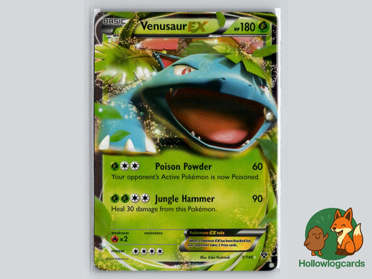 Venusaur EX (1/146) - Base Pokémon Card