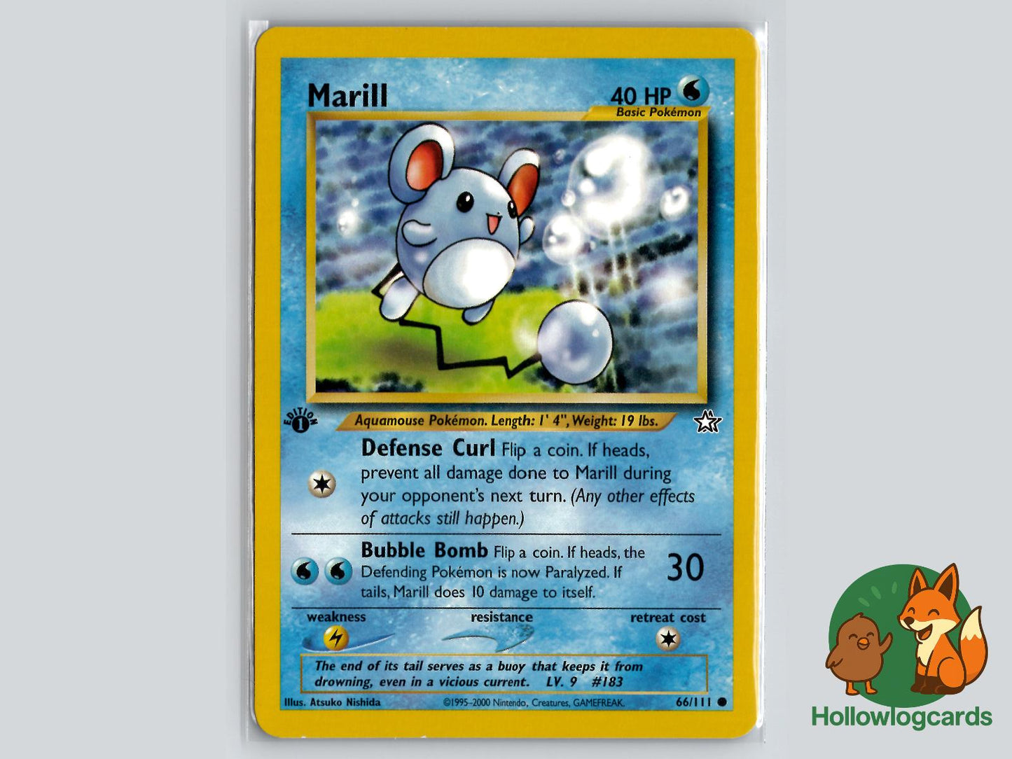Marill (66/111) - Neo Genesis Pokémon Card