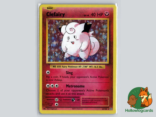 Clefairy (63/108) - Evolutions Pokémon Card