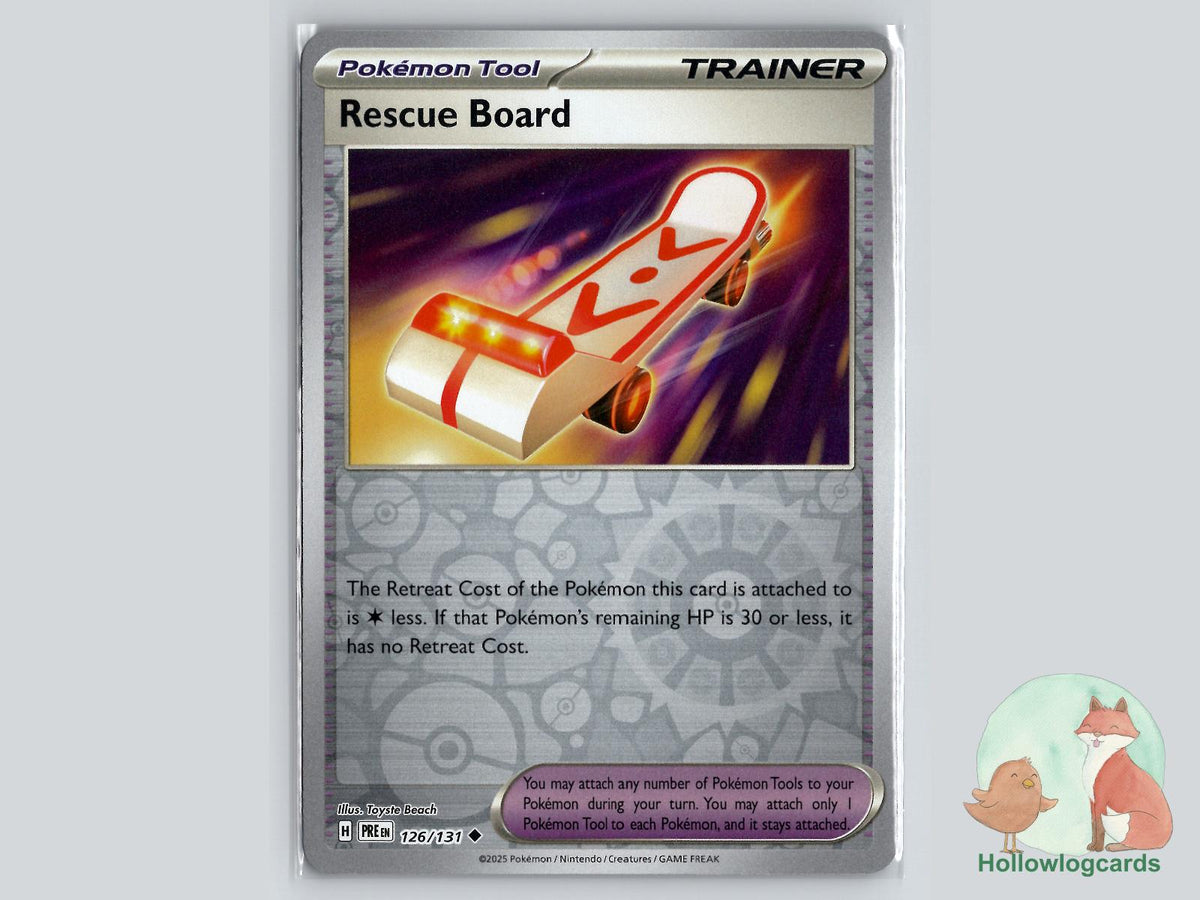 Rescue Board (126/131) - Prismatic Evolutions Pokémon Card