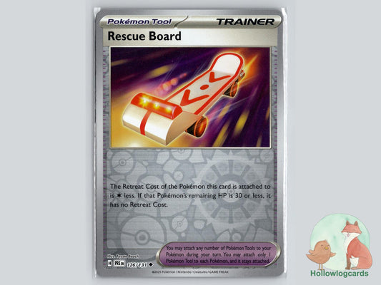 Rescue Board (126/131) - Prismatic Evolutions Pokémon Card