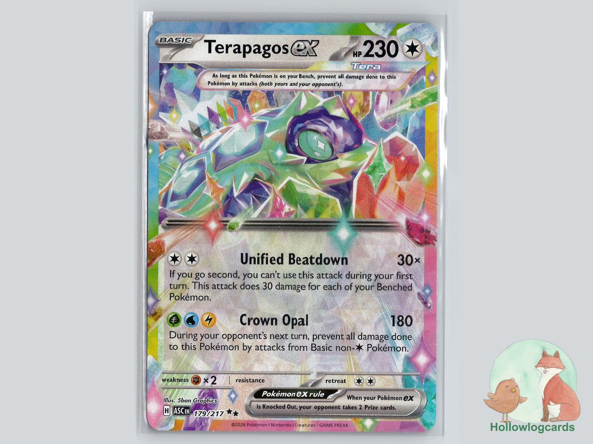 Terapagos ex (179/217) Pokémon Card