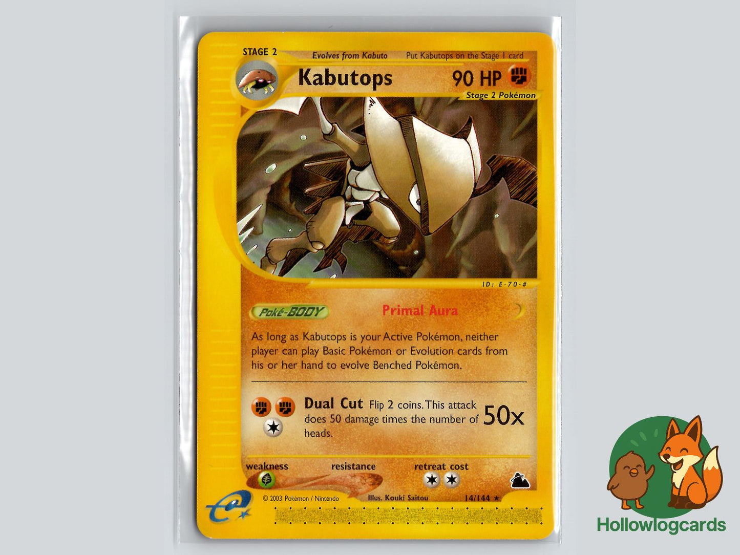 Kabutops (14/144) - Skyridge Pokémon Card