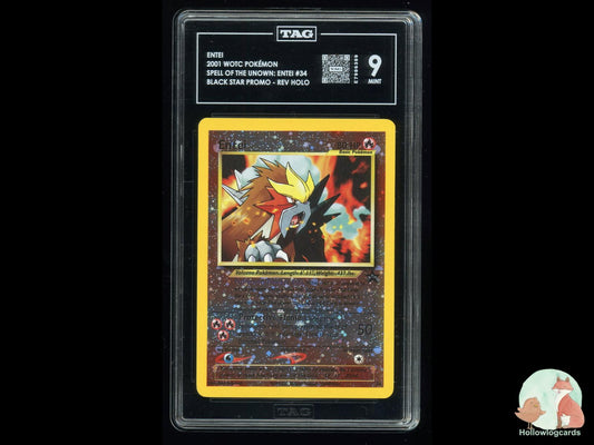 Graded Entei (34) Pokémon Card