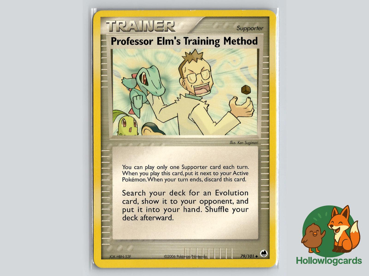 Professor Elm's Training Method (79/101) - Dragon Frontiers Pokémon Card
