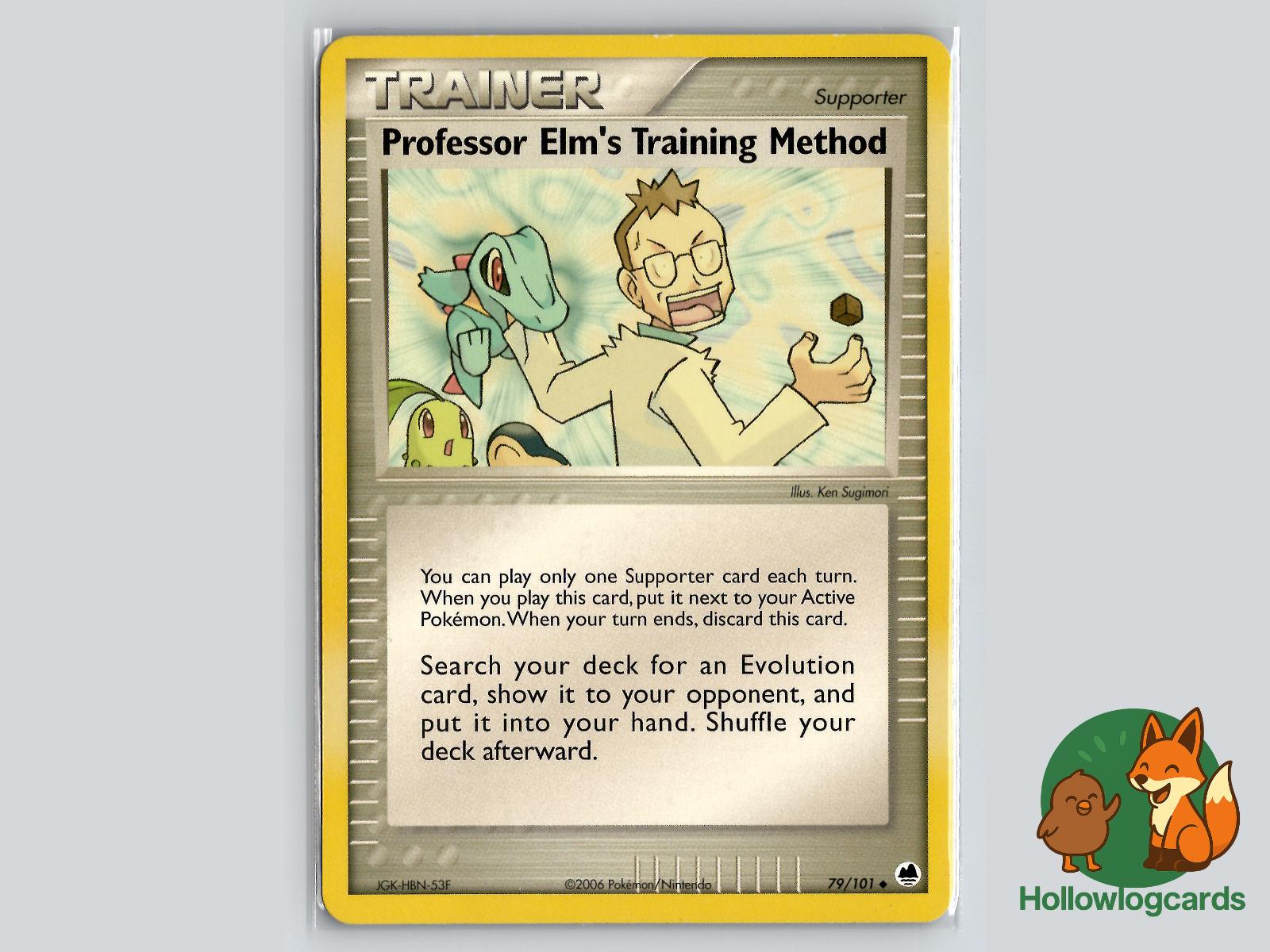 Professor Elm's Training Method (79/101) - Dragon Frontiers Pokémon Card