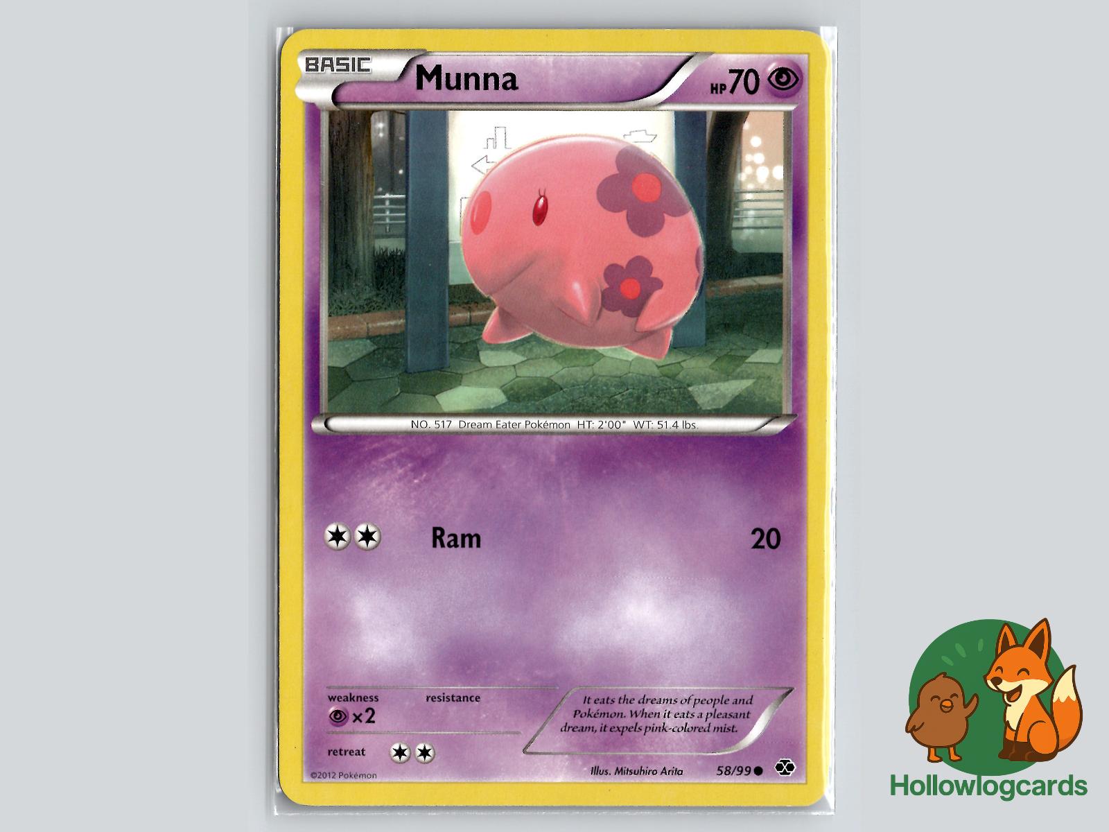 Munna (58/99) - Next Destinies Pokémon Card