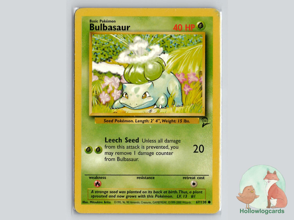 Bulbasaur (67/130) - Base Set 2 Pokémon Card