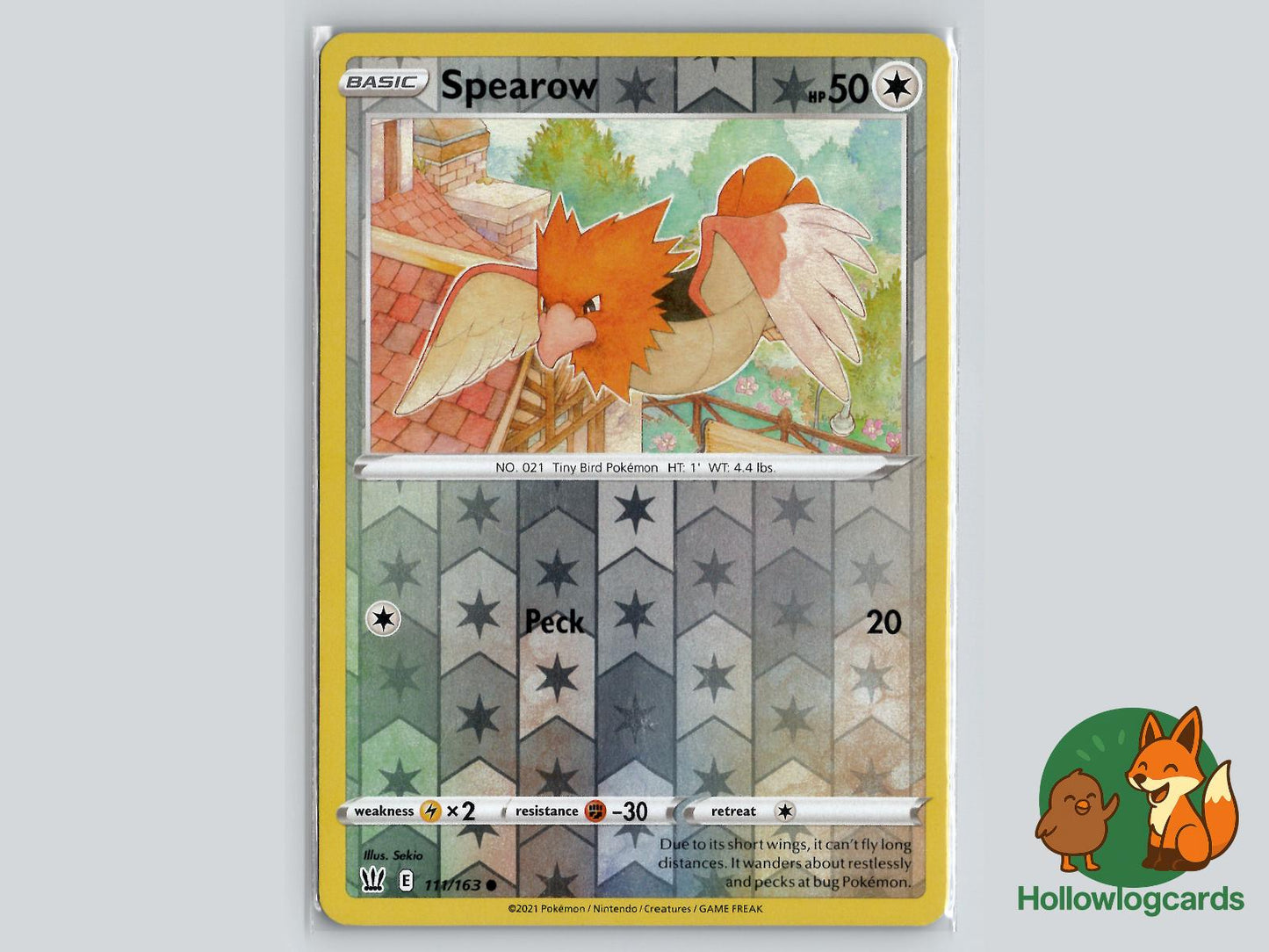 Spearow (111/163) - Battle Styles Pokémon Card