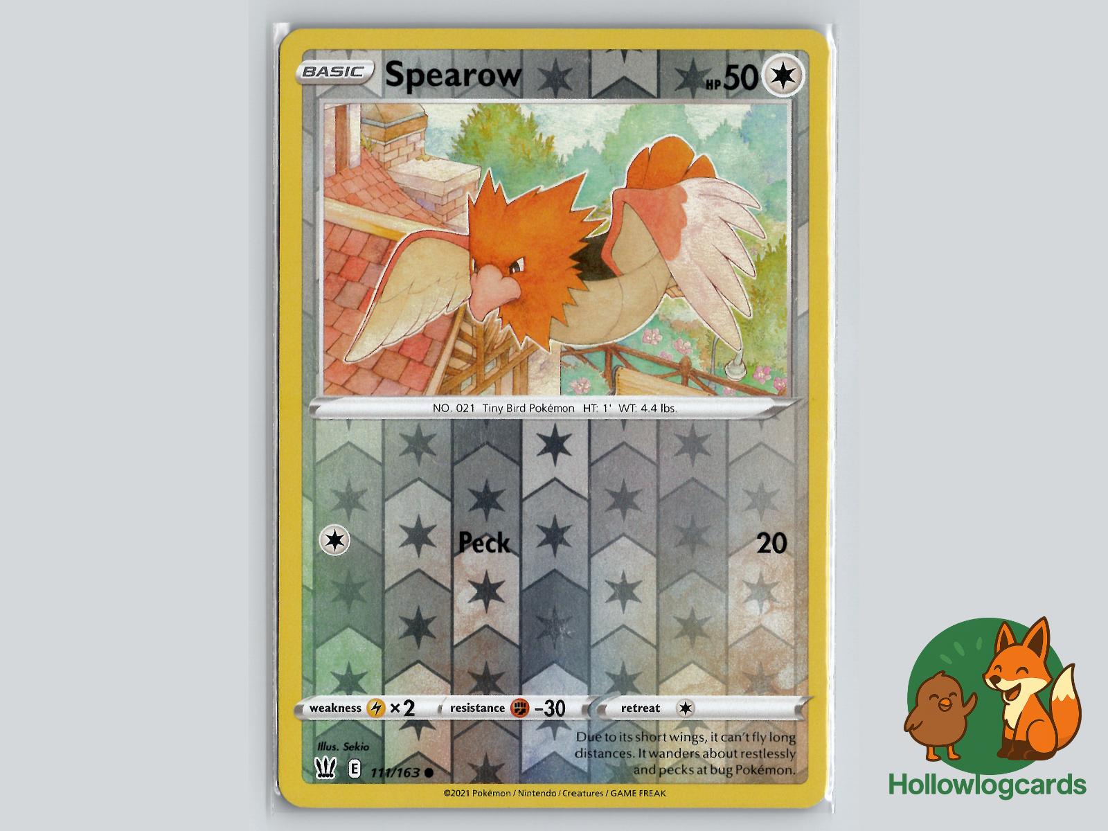 Spearow (111/163) - Battle Styles Pokémon Card