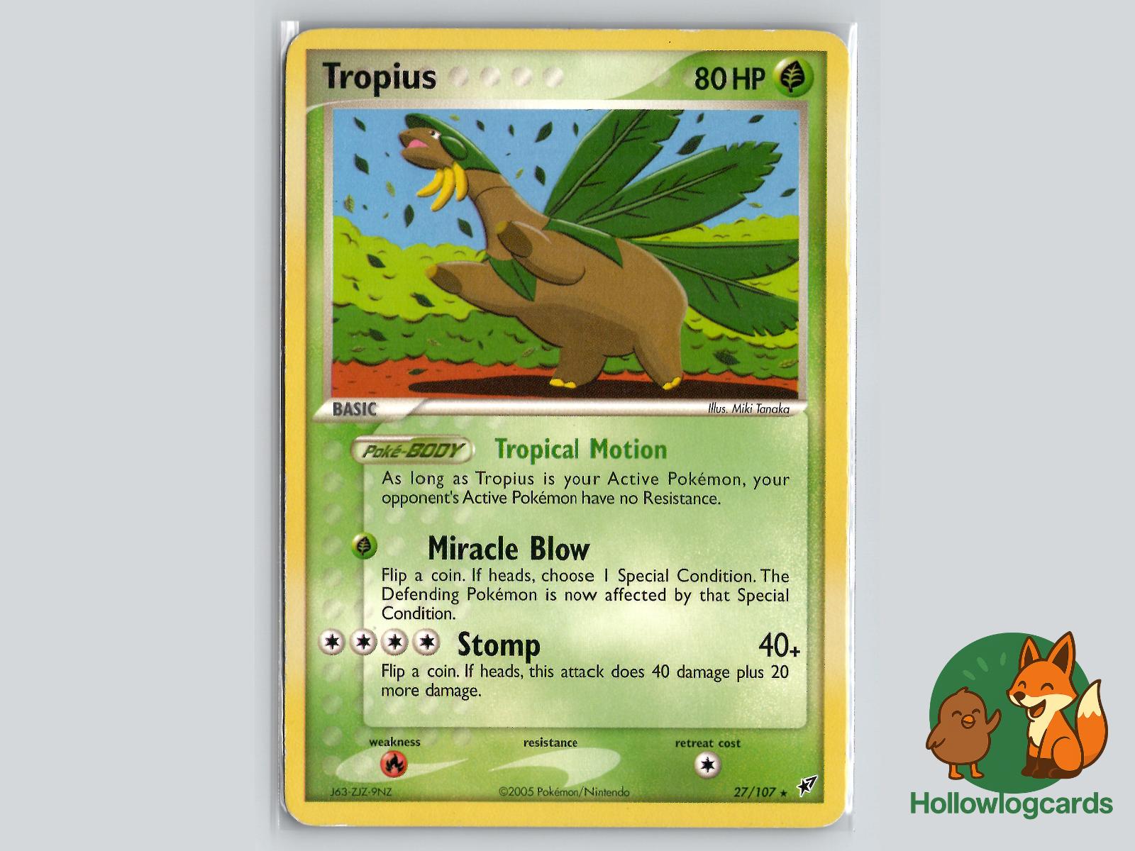 Tropius (27/107) - Deoxys Pokémon Card