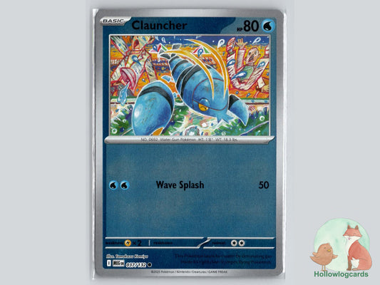 Clauncher (037/132) - Mega Evolution Pokémon Card