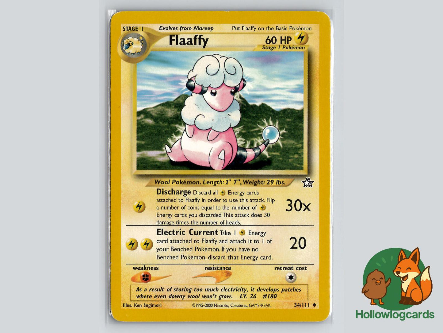 Flaaffy (34/111) - Neo Genesis Pokémon Card