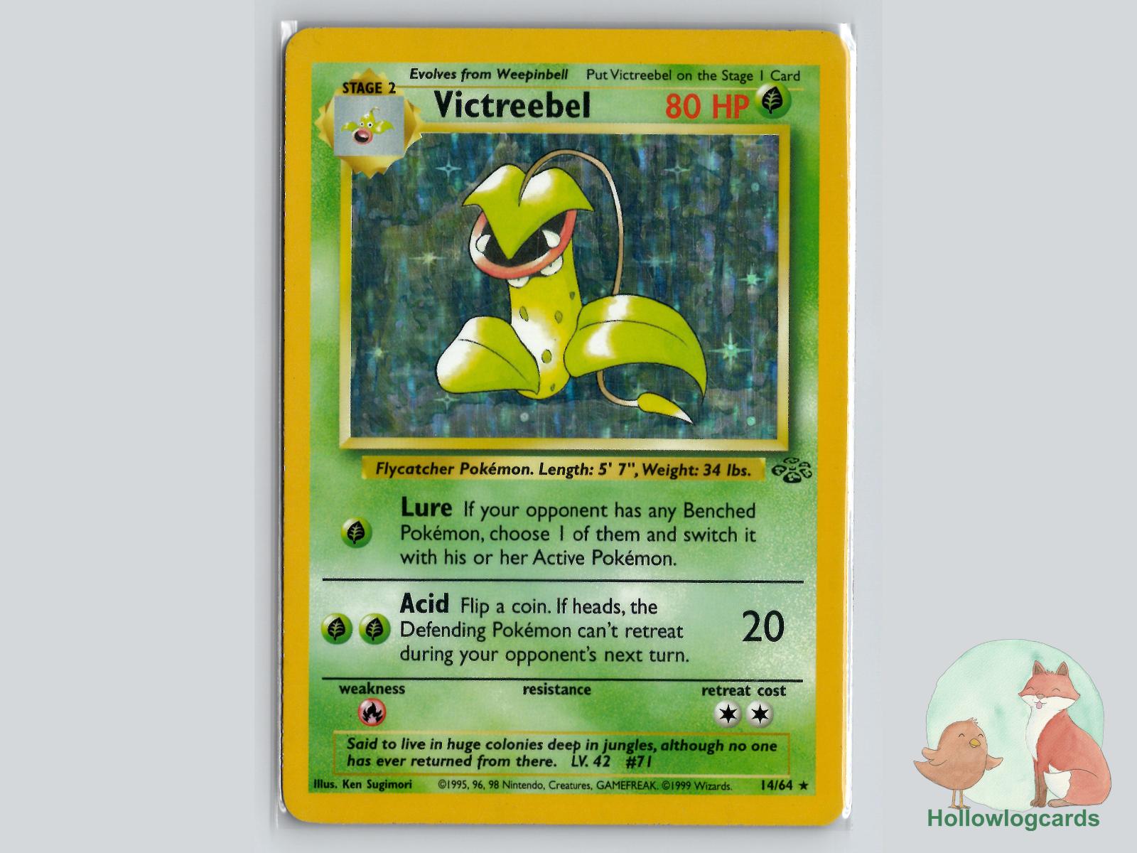 Victreebel (14/64) - Jungle Pokémon Card