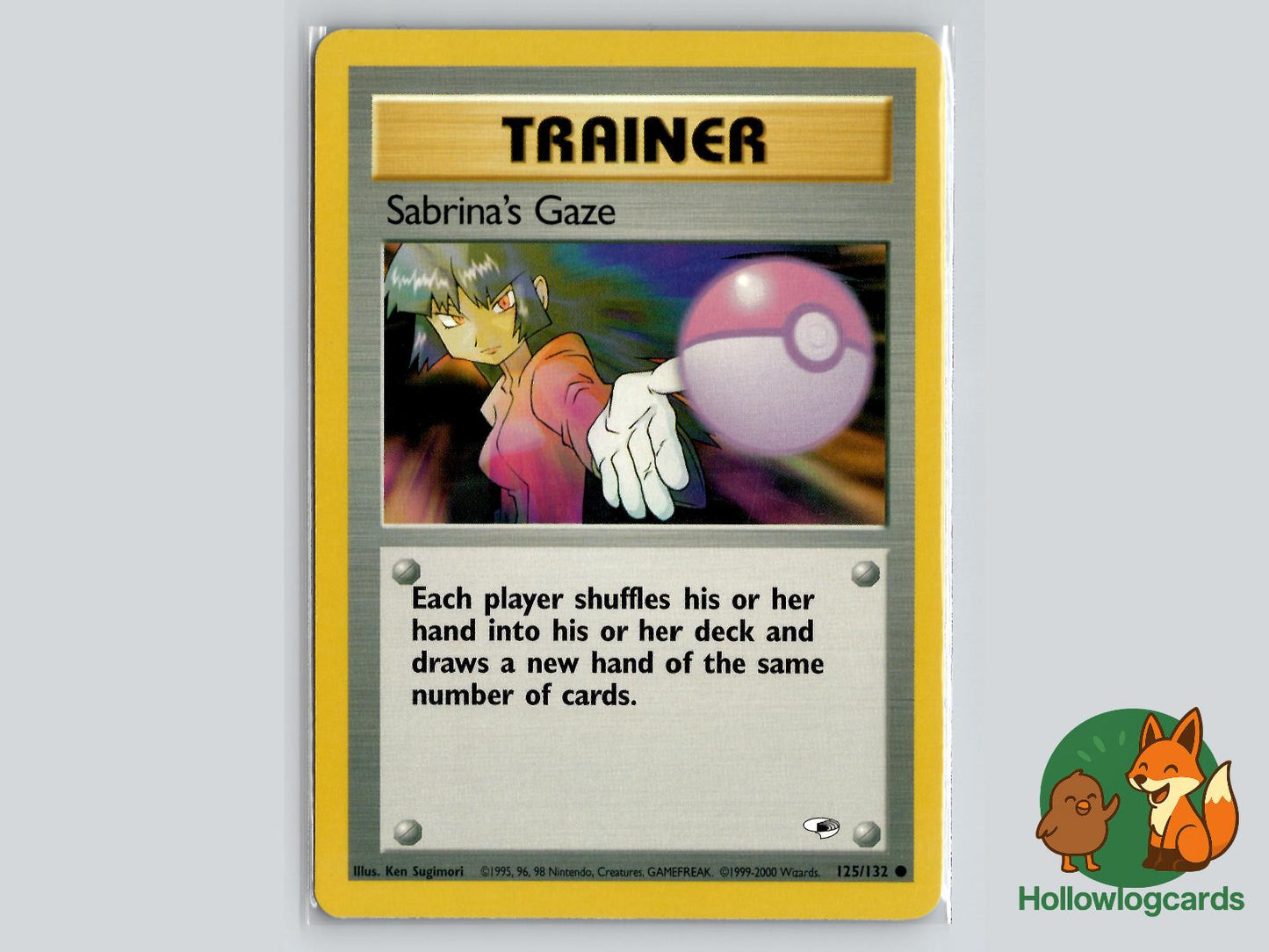 Sabrina's Gaze (125/132) - Gym Heroes Pokémon Card