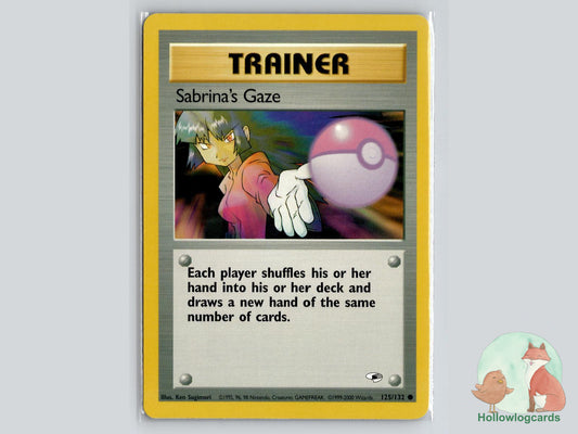 Sabrina's Gaze (125/132) - Gym Heroes Pokémon Card