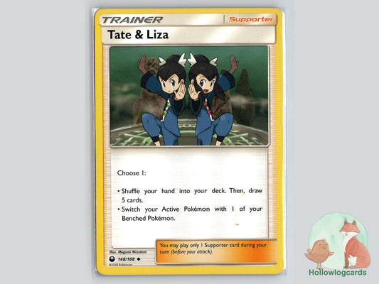 Tate & Liza (148/168) - Celestial Storm Pokémon Card