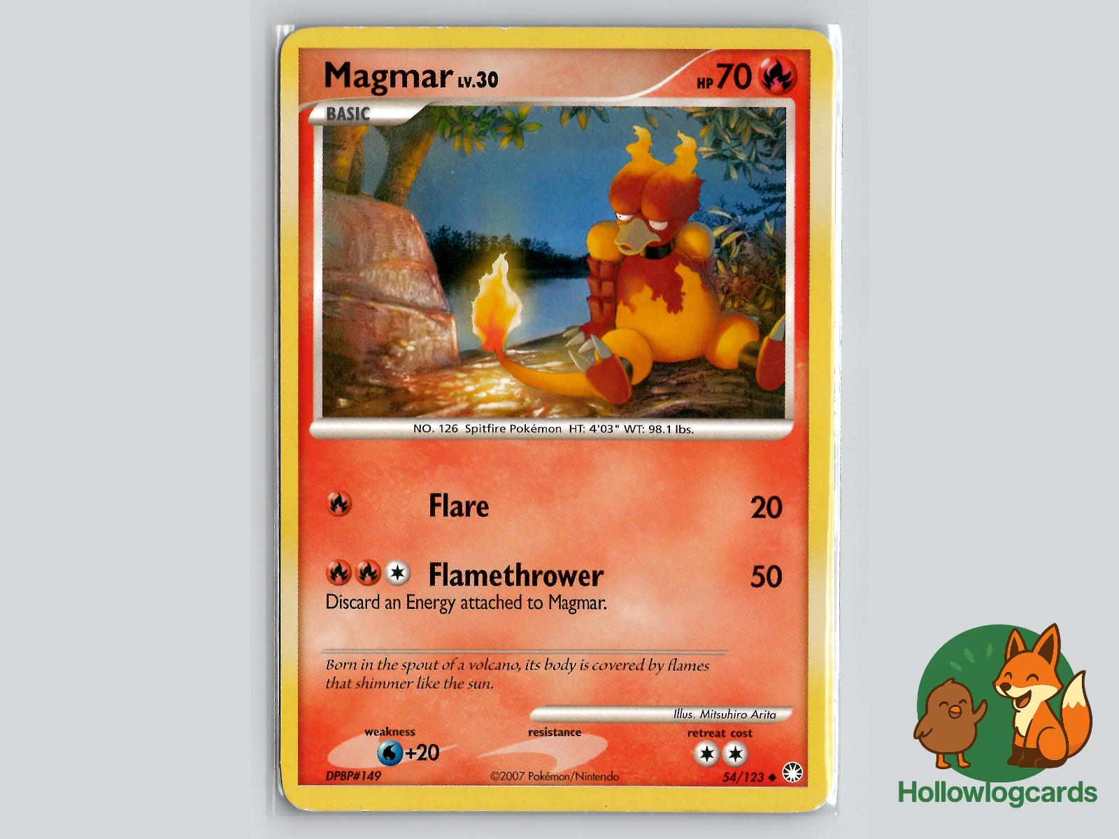 Magmar (54/123) - Mysterious Treasures Pokémon Card