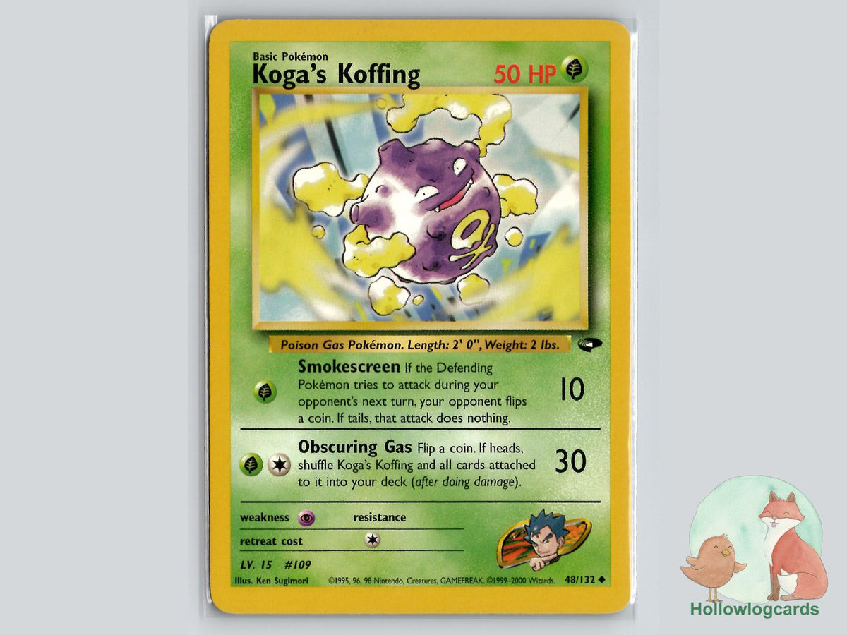 Koga's Koffing (48/132) - Gym Challenge Pokémon Card