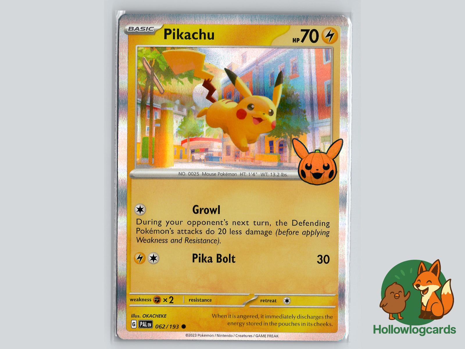 Pikachu (062/193) Pokémon Card