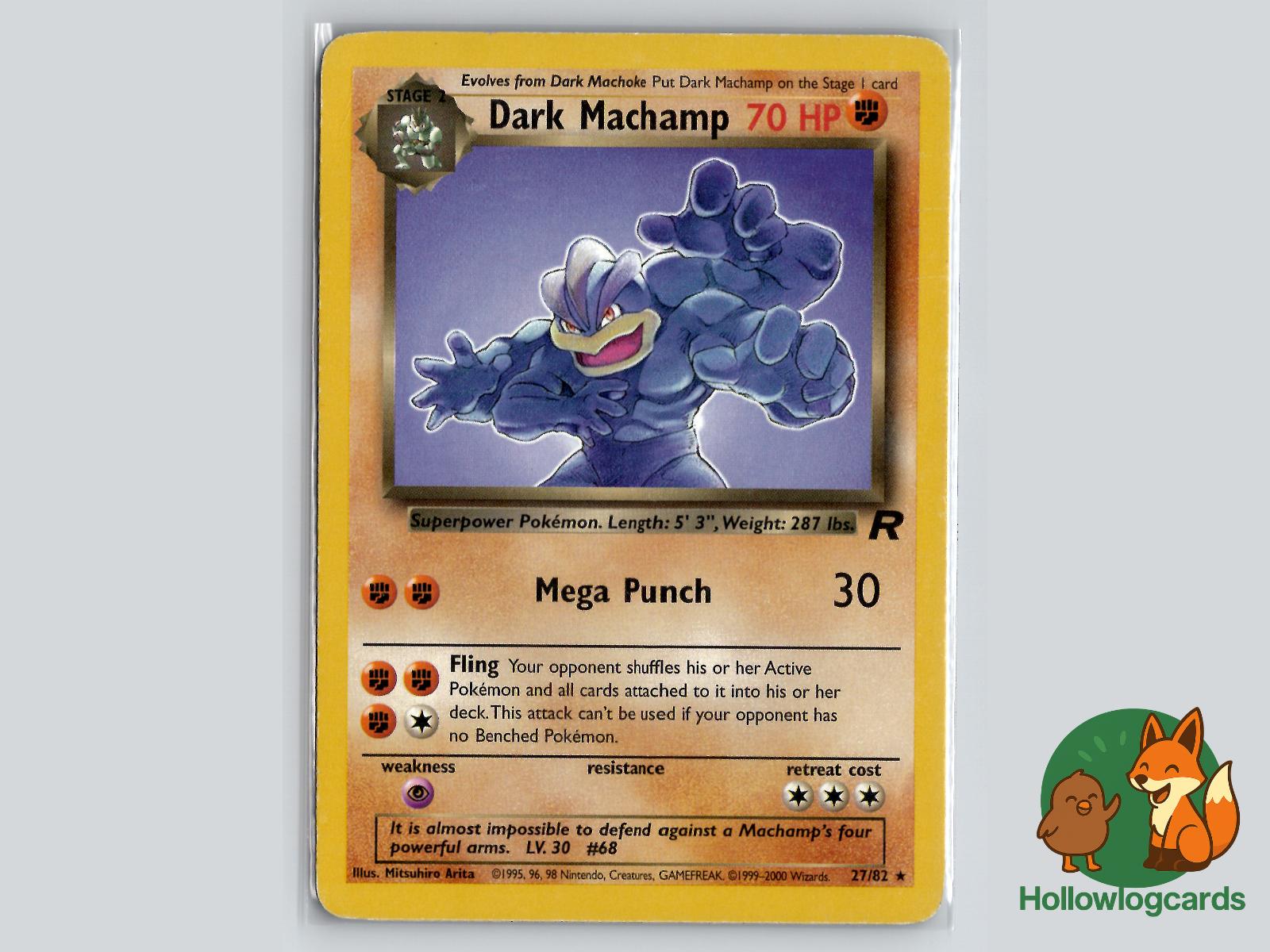 Dark Machamp (27/82) - Team Rocket Pokémon Card