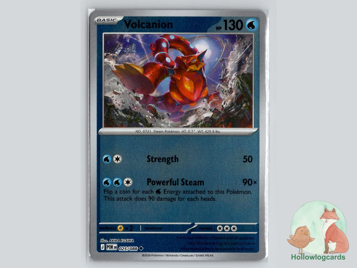 Volcanion (025/088) Pokémon Card