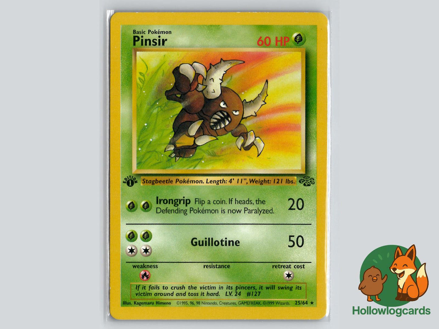 Pinsir (25/64) - Jungle Pokémon Card