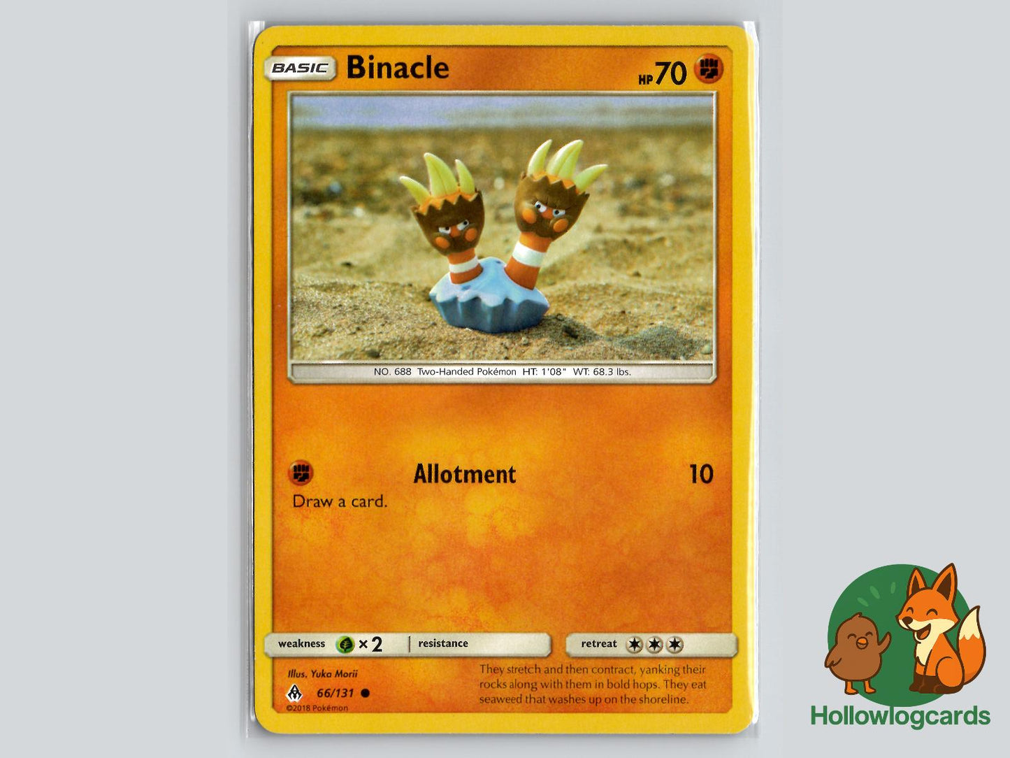 Binacle (66/131) - Forbidden Light Pokémon Card